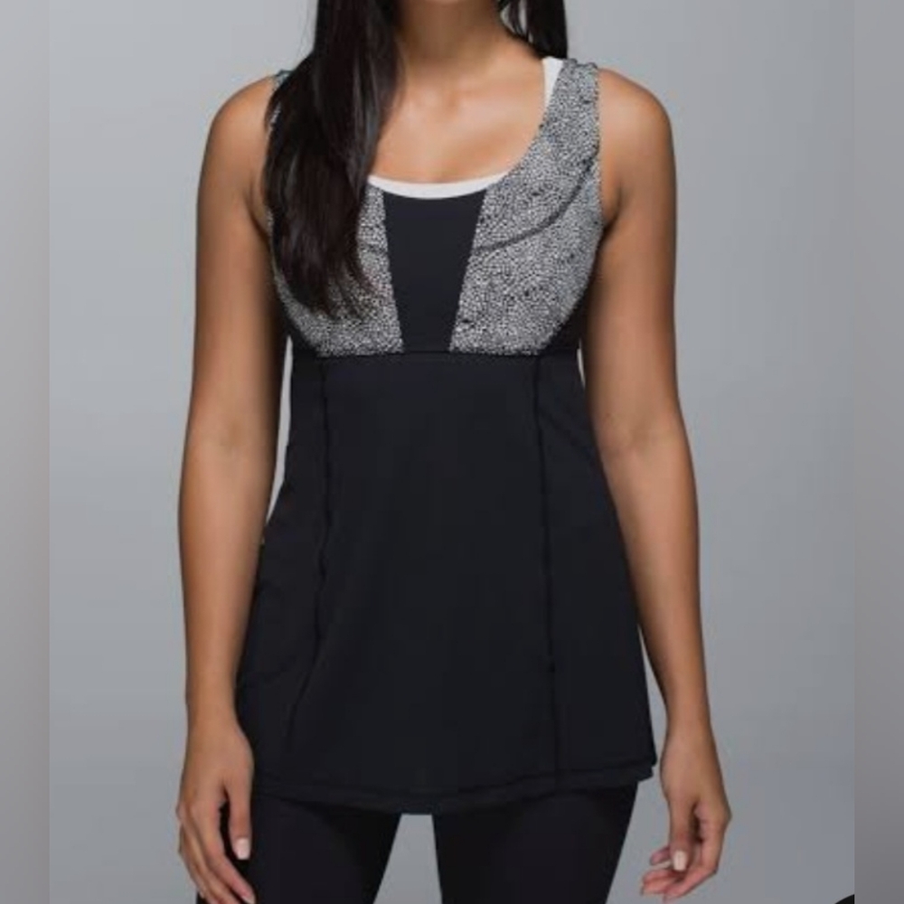 Lululemon Black & White Tank – Size 6